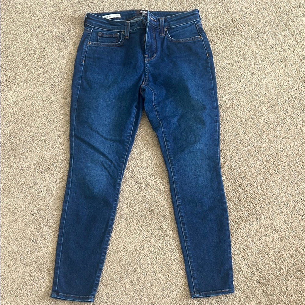 NYDJ Blue Skinny Jeans Classic Style